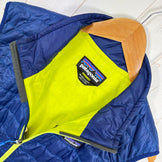 【Men's M ブルー系】 2015 Patagonia ( パタゴニア ) ナノ パフ ベスト Nano Puff Vest CHB Channel Blue（チャンネルブルー） プリマロフト ゴールド 化繊中綿 軽量 保温 化繊ダウン ウェア トップス ベス