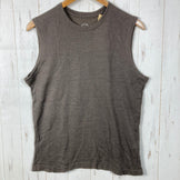 [Men's L Brown] Yamatomichi DF Mesh Merino Sleeveless Merino Wool Wear Top Inner Shirt Tank Top Sleeveless Shirt z0005