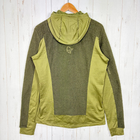 【Men's M グリーン系】 Norrona ( ノローナ ) フォルケティン アルファ120 ジップ フード Falketind Alpha120 Zip Hood ポリエステル ウェア トップス アウター ジャケット フリース ポーラテック・アルファ z000