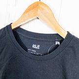 【Men's L ブラック系】 Jackwolfskin ( ジャックウルフスキン ) ジェーピー ボックスロゴ ティー JP Boxlogo Tee オーガニックコットン ウェア トップス インナー シャツ ショートスリーブシャツ コットン z00053099
