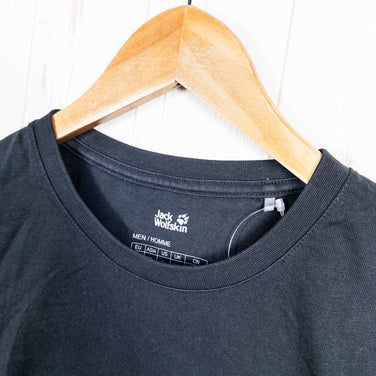 【Men's L ブラック系】 Jackwolfskin ( ジャックウルフスキン ) ジェーピー ボックスロゴ ティー JP Boxlogo Tee オーガニックコットン ウェア トップス インナー シャツ ショートスリーブシャツ コットン z00053099