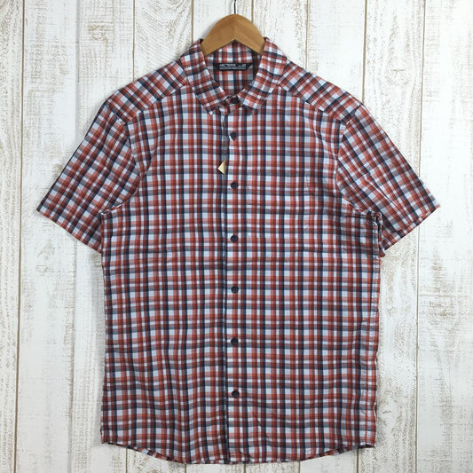 【Men's S レッド系】 Arcteryx ( アークテリクス ) ブローム ショートスリーブ シャツ Brohm Short Sleeve Shirt 17217/X000000616 International Men's  化繊 ショートスリーブシャツ