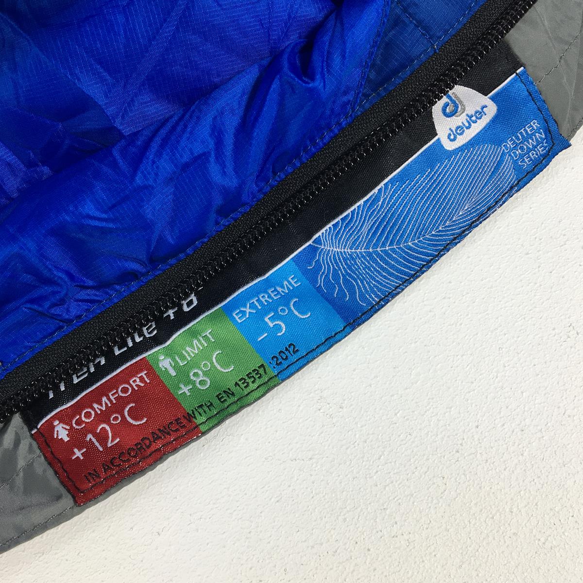 [OneSize Blue] Deuter Trek Lite +8℃ Trek Lite +8 625Fp 羽绒睡袋 睡袋 DS37304 3310 钴/钢睡袋 睡眠系统