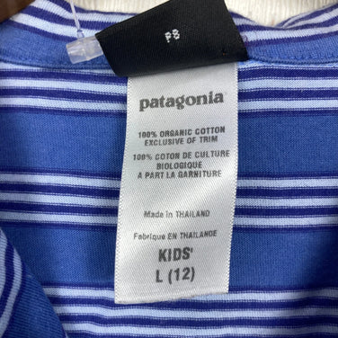 【Kid's L ブルー系】 2009 Patagonia ( パタゴニア ) キッズ オーガニック コットン ポロシャツ K Organic Cotton Short Sleeve Polo Shirt GSE オーガニックコットン ウェア トップス インナー
