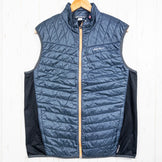 男士 L 码海军蓝 Eddie Bauer PrimaLoft FreeHeat 背心，尼龙，合成绝缘材料，z00052968