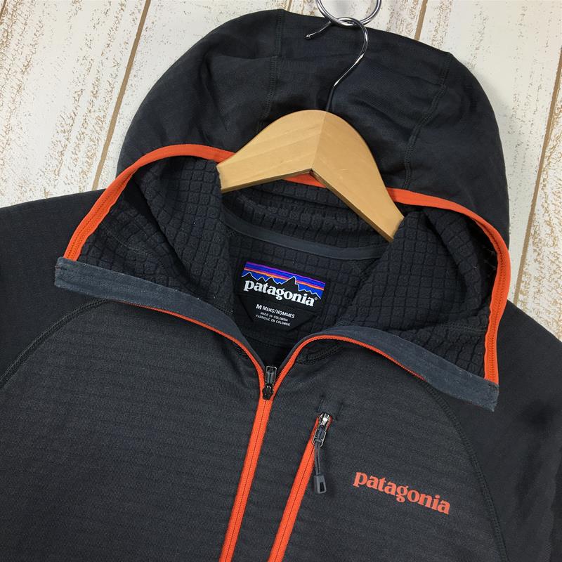 [男式 M 灰色] Patagonia R1 连帽衣调节器 Polartec Power Dry 抓绒夹克套头衫 40074 国际男式 FGE 锻造灰色