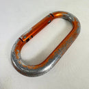 【OneSize オレンジ系】 SMC ( Seattle Manufacturing Corporation ) ヴィンテージ オーバル カラビナ Vintage Oval Carabiner ストレートゲート ロッククライミングギア z00061779  ロック-2