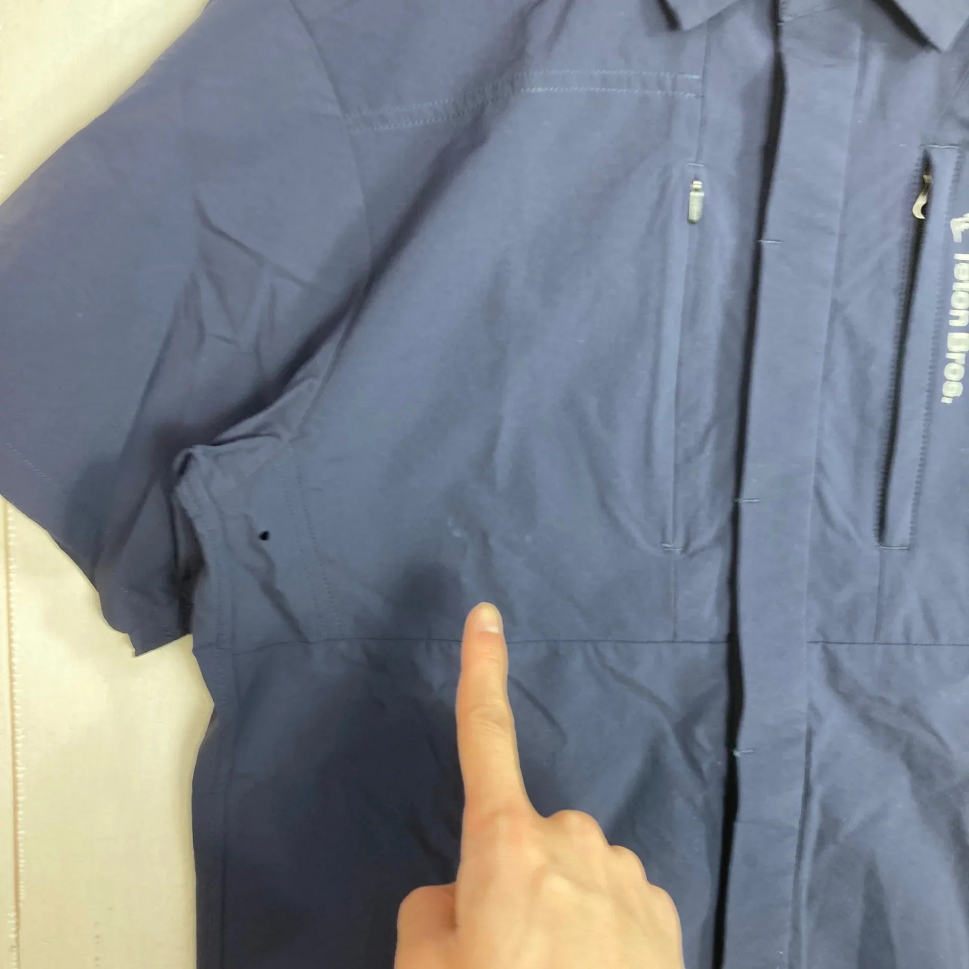 Unisex S ネイビー系】 Teton Bros ( ティートンブロス ) ラン シャツ
