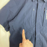 【Unisex S ネイビー系】 Teton Bros ( ティートンブロス ) ラン シャツ Run Shirt ナイロン ウェア トップス インナー シャツ ショートスリーブシャツ 化繊 z00056738  化繊 ショートスリーブシャツ インナー シャツ トップ