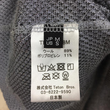 【Men's M グレー系】 Teton Bros ( ティートンブロス ) Mob ウール ロングスリーブ Mob Wool Long Sleeve TB193-68M Asian Men's ウール ロングスリーブTシャツ クルーネック インナー シャツ ト - 【公式】2ndGEAR（セカンドギア）Webショップ【登山用品・アウトドア用品専門 買取販売店】