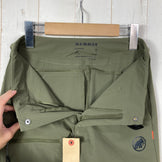 【Women's XS グリーン系】 Mammut ( マムート ) アジリティ スリム パンツ アジアンフィット ウィメンズ AEGILITY Slim Pants AF Women ストレッチ DWR 一体型ベルト ナイロン ウェア ボトムス ロングパンツ ソフトシェ