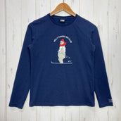 【Women's M ネイビー系】 Helly Hansen ( ヘリーハンセン ) ロングスリーブ スキー クラブ ティー L/S Ski Club Tee コットン ウェア トップス インナー シャツ ロングスリーブシャツ コットン z00060581  コットン