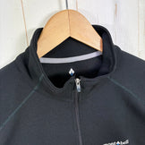 【Men's M ブラック系】 Montbell ( モンベル ) ウイックロン ZEOサーマル ジャケット Men's Wickron ZEO Thermal Jacket Men's 裏面起毛 UVカット ポリエステル ウェア トップス インナー シャツ ロング