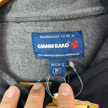 Bailo Maglia Con Cappuccio Sweater, Men's Size Medium, Gray. Gray, Scuro/Dark Gray. Nylon fleece top.