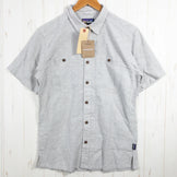 【Men's S グレー系】 2025 Patagonia ( パタゴニア ) バック ステップ シャツ Back Step Shirt SLDS / Salt Grey ヘンプ ウェア トップス インナー シャツ ショートスリーブシャツ コットン z000526 - 【公式】2ndGEAR（セカンドギア）Webショップ【登山用品・アウトドア用品専門 買取販売店】