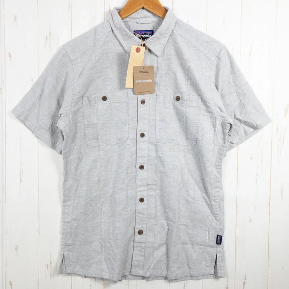 【Men's S グレー系】 2025 Patagonia ( パタゴニア ) バック ステップ シャツ Back Step Shirt SLDS / Salt Grey ヘンプ ウェア トップス インナー シャツ ショートスリーブシャツ コットン z000526 - 【公式】2ndGEAR（セカンドギア）Webショップ【登山用品・アウトドア用品専門 買取販売店】