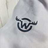 Men's Small Gray MooseJaw Great Stretch 1/2 Zip Fleece Hoodie. Hard-to-find polyester outerwear, soft jacket.