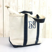 【OneSize ネイビー系】 Llbean ( エルエルビーン ) ボート アンド トート バッグ ジップトップ ミディアム Boat And Tote Zip Top Medium アメリカ製ツートンタグ 2色タグ ビンテージ 入手困難 Navy / Ivory - 【公式】2ndGEAR（セカンドギア）Webショップ【登山用品・アウトドア用品専門 買取販売店】