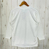 【Unisex S White】 Bring DRYCOTTONY Long sleeve T-shirt Polyester Wear Tops Inner Shirt Long sleeve T-shirt Crew neck Synthetic fiber