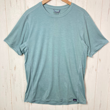 【男士 S 蓝色系】 2024 Patagonia ( 巴塔哥尼亚 ) Capilene Cool Lightweight Shirt TMBX 聚酯纤维 上衣 内搭 短袖