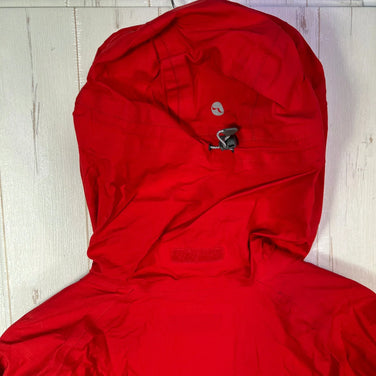 Rab Latok Alpine Jacket, Men's Size M, Red. This nylon hardshell jacket is a top and outerwear item from eVent (z00055211).