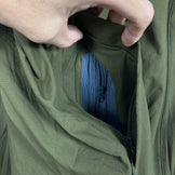 Arcteryx Nodin 男式大号绿色尼龙防风夹克 (z00053791)