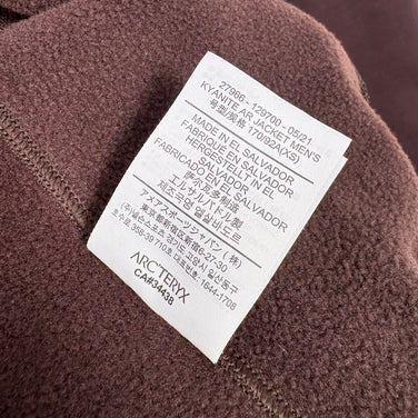 【Men's XS パープル系】 Arcteryx ( アークテリクス ) カイヤナイト AR ジャケット Kyanite AR Jacket Phantasm ポリエステル ウェア トップス アウター ジャケット フリース z00058016 Phantasm フリ