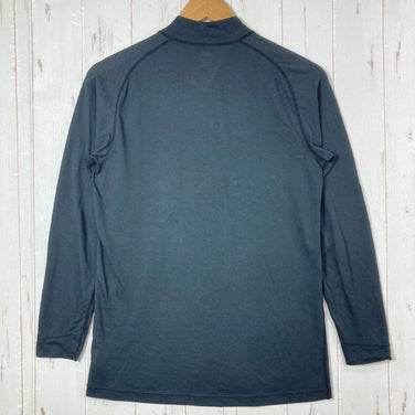 [Men's M Black] Montbell Geoline L.W. High-Neck Shirt Polyester Apparel Tops Inner Shirt Long-Sleeve Shirt Synthetic z00057550 Synthetic Long-Sleeve Shirt Inner Shirt Tops