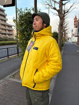 Wildthings Reversible Belay Jacket (WT24120SK, YEL x CGY, z00056191) Men's Medium Gray Synthetic Insulated Outerwear