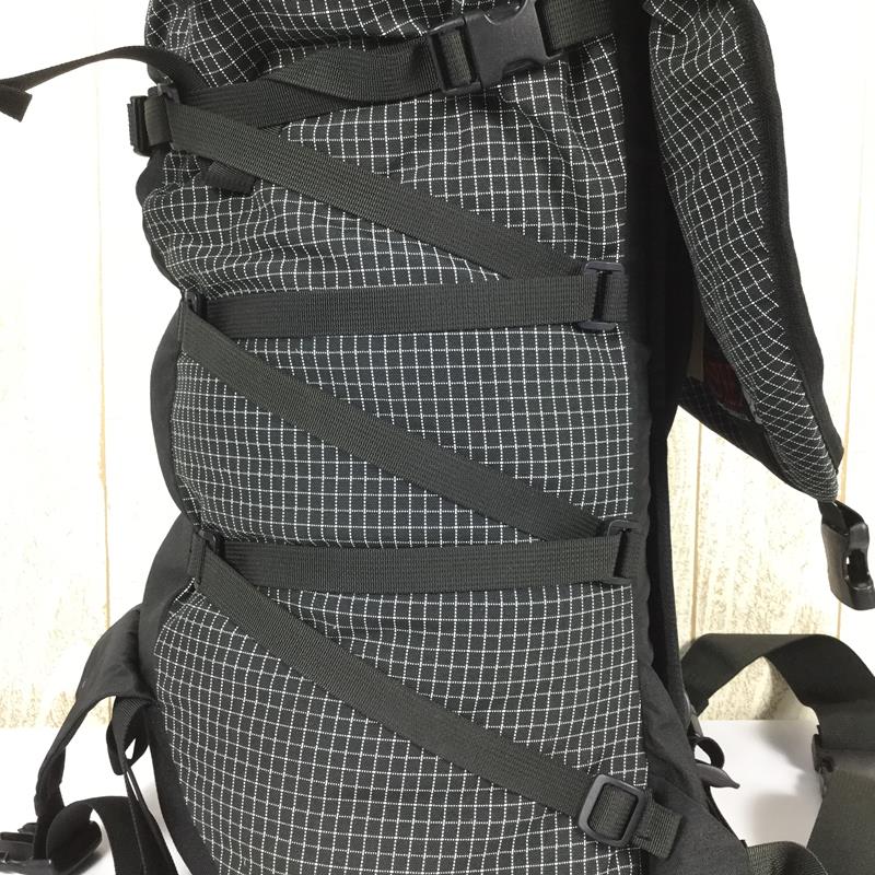 [L Black] Osprey Aether Backpack Hardline Nylon Made in USA Old Tag Discontinued Model Hard to Find Black Spectra Capacity [30L-54L] Backpack Bag Storage