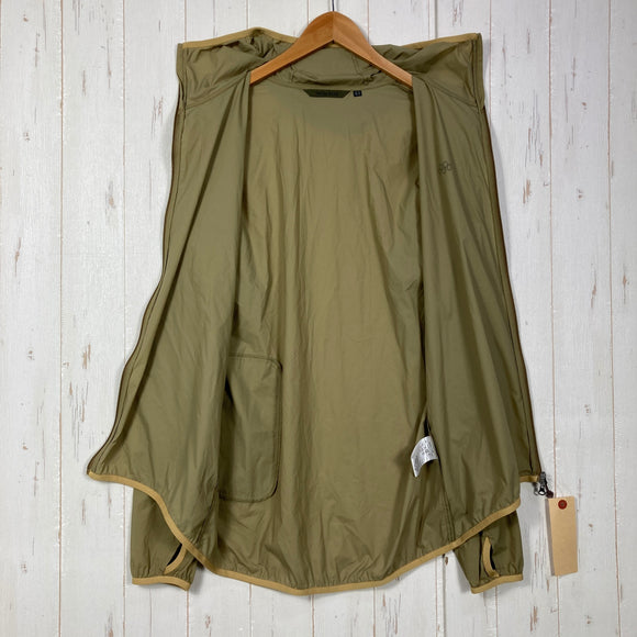 【Men's M ベージュ系】 Teton Bros ( ティートンブロス ) ウィンドリバー フーディ Wind River Hoody 軽量 防風 撥水 ストレッチ パッカブル ナイロン ウェア トップス アウター ジャケット ウィンドシェル z00061692