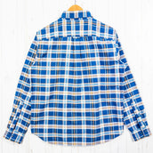 【Men's M ブルー系】 Columbia ( コロンビア ) インディペンデンス パス ロングスリーブ シャツ Independence Pass Long Sleeve Shirt ポリエステル ウェア トップス インナー シャツ ロングスリーブシャツ 化