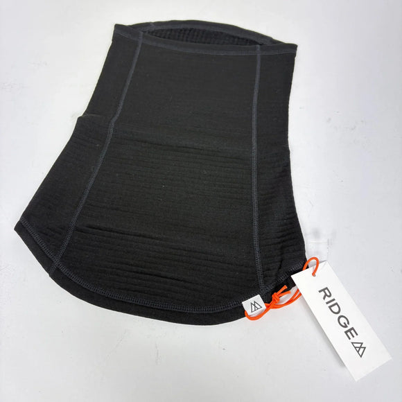 【Unisex OneSize ブラック系】 Ridge Mountain Gear ( リッジマウンテンギア ) グリッドメリノ ロングネックゲイター Grid Merino Long Neck Gaiter  Black z00057419 Black ネックゲイター ネック