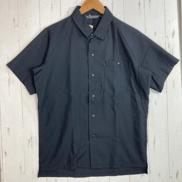 Teton Bros Axio Suburb 男士衬衫，小号，黑色。羊毛材质，短袖衬衫。产品代码：z00057013。