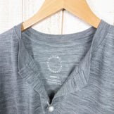 【Unisex L チャコール系】 Yamatomichi ( 山と道 ) 100％ メリノ ライト ヘンリー 100% Merino Light Henley Gray Marl メリノウール ウェア トップス インナー シャツ ショートスリーブシャツ ウール z00 - 【公式】2ndGEAR（セカンドギア）Webショップ【登山用品・アウトドア用品専門 買取販売店】