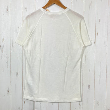 【Unisex M ホワイト系】 Yamatomichi ( 山と道 ) DF メッシュ メリノ ティーシャツ DF Mesh Merino T-Shirt Off White メリノウール ウェア トップス インナー シャツ ショートスリーブTシャツ クルーネック - 0