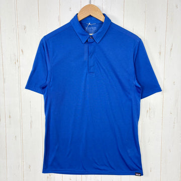 【Men's S ブルー系】 2020 Patagonia ( パタゴニア ) キャプリーン クール トレイル ポロ Capilene Cool Trail Polo SPRB ポリエステル ウェア トップス インナー シャツ ショートスリーブシャツ 化繊 z00