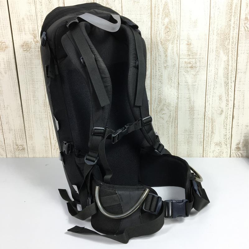 【M 黑色】Osprey Vertigo Pro 弹道尼龙登山包背包直夹克系统美国制造停产型号很难获得黑色容量【30L 至 54L】