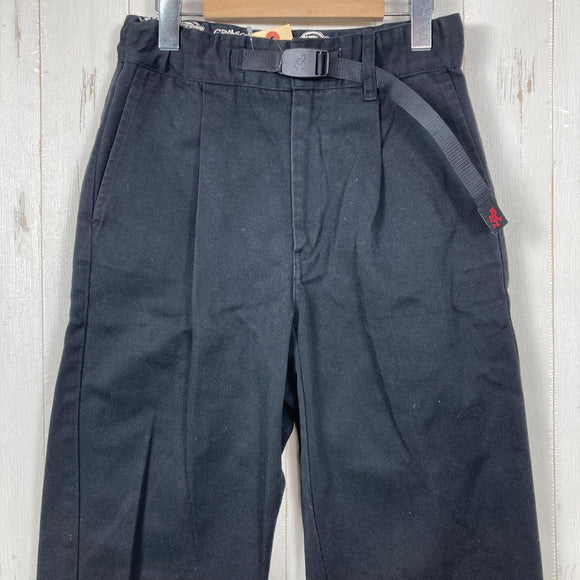 【Women's S ブラック系】 Gramicci ( グラミチ ) ベルト タック ワイド パンツ Belt Tuck Wide Pants 入手困難 Dickies × FREAK'S STORE 別注 トリプルネーム ポリエステル ウェア ボトムス ロングパンツ