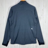 Mountain Hardwear Men's Polartec Power Grid Half Zip Jacket, Gray, Polyester, Outerwear