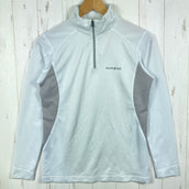 【Women's M ホワイト系】 Montbell ( モンベル ) ウイックロン ZEO ロングスリーブ ジップシャツ WIC ZEO Long Sleeve Zip Short ポリエステル ウェア トップス インナー シャツ ロングスリーブシャツ 化繊 z000