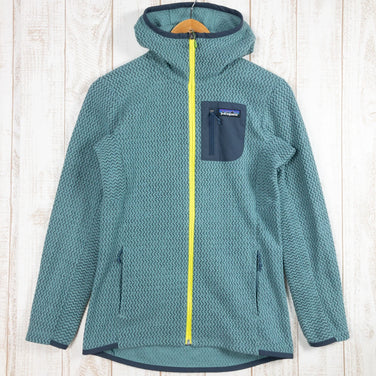【Women's S グリーン系】 Patagonia ( パタゴニア ) R1 エア フルジップ フーディ R1 Air Full Zip Hoody ポリエステル 40260 International Women's REGG フリース アウター ジャケット トッ - 【公式】2ndGEAR（セカンドギア）Webショップ【登山用品・アウトドア用品専門 買取販売店】