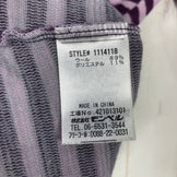 【Women's S パープル系】 Montbell ( モンベル ) メリノウールプラス ボーダー ロングスリーブ T シャツ Merino Wool Plus Border Long Sleeve T-Shirt スランテックカフ / UVカット メリノウール ウェ