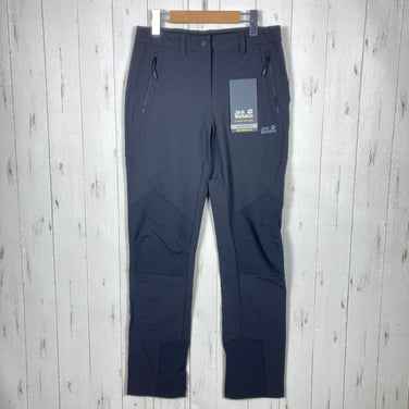 【Women's 36 ブラック系】 Jackwolfskin ( ジャックウルフスキン ) エキソライト マウンテン パンツ Exolight Mountain Pants Alpinschule Innsbruck（山岳ガイド団体） ナイロン ウェア ボトムス ロング