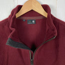 【Men's L レッド系】 Axesquin ( アクシーズクイン ) ウールフリース プルオーバー Wool Freece Pullover 軽edition バーガンディ 希少カラー 入手困難 moonlightgearコラボ ウール ウェア トップス アウ-3