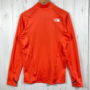 【Men's L オレンジ系】 The North Face ( ザ・ノースフェイス ) エクスペディション ドライ ドット ジップ ハイ Expedition Dry Dot Zip High ポリエステル ウェア トップス インナー シャツ ロングスリーブシャツ - 0