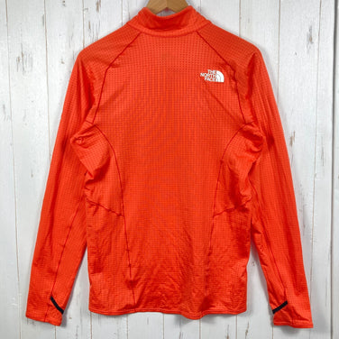 【Men's L オレンジ系】 The North Face ( ザ・ノースフェイス ) エクスペディション ドライ ドット ジップ ハイ Expedition Dry Dot Zip High ポリエステル ウェア トップス インナー シャツ ロングスリーブシャツ