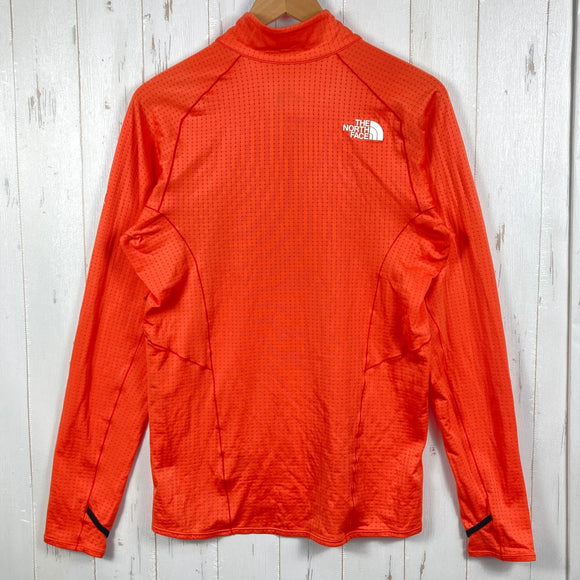 【Men's L オレンジ系】 The North Face ( ザ・ノースフェイス ) エクスペディション ドライ ドット ジップ ハイ Expedition Dry Dot Zip High ポリエステル ウェア トップス インナー シャツ ロングスリーブシャツ