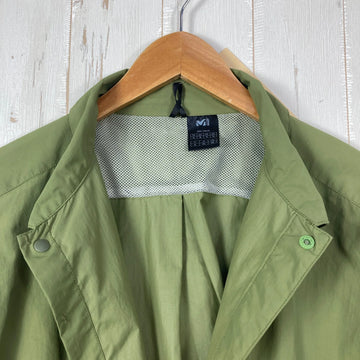 【Men's XL グリーン系】 Millet ( ミレー ) ブリーズバリヤー シャツジャケット Breathebarrier Shirt Jacket ナイロン ウェア トップス インナー シャツ ロングスリーブシャツ 化繊 z00056475  化繊 ロングスリ - 0