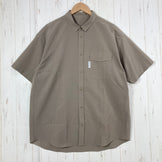 【Men's XL ベージュ系】 Ridge Mountain Gear ( リッジマウンテンギア ) ベーシックショートスリーブシャツ Basic SHort Sleeve Shirt			 Tawny Brown ポリエステル ウェア トップス インナー シャツ